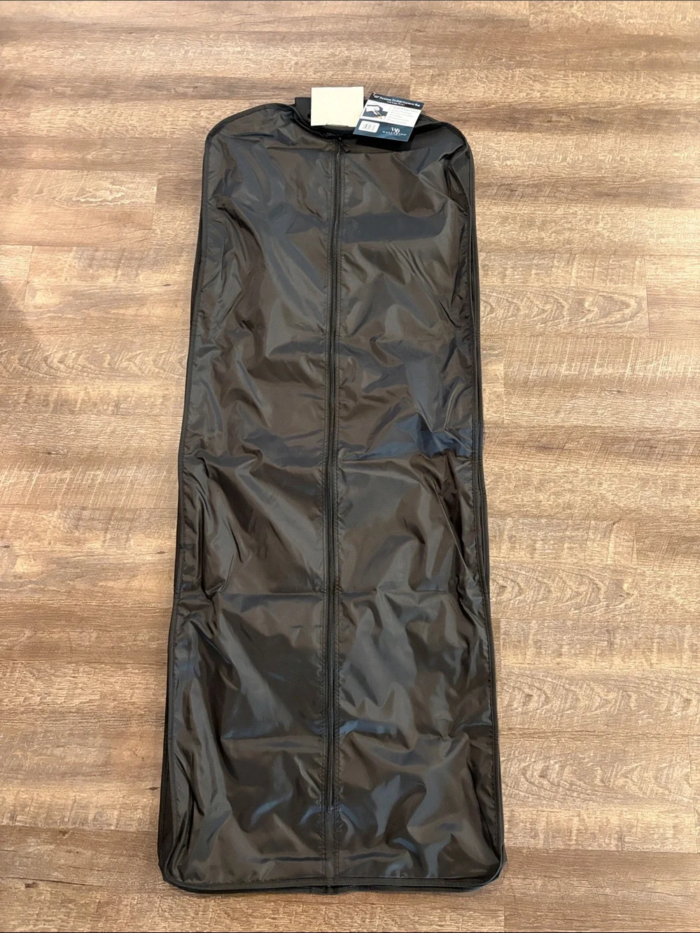 Wally Bags 60” Premium Tri-Fold Garment Bag Black Large Pocket NWT